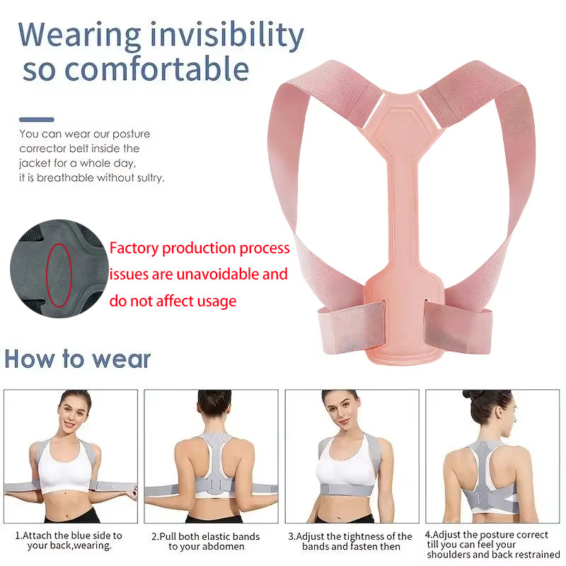 Lumbar Support Posture Corrector Adjustable Ergonomics Spine Posture Correcter