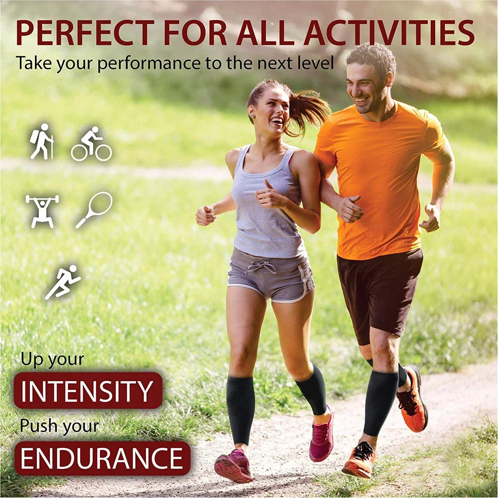 1Pcs Calf Compression Sleeves for Men Women (20-30mmhg) – Shin Guard Calf Suppor