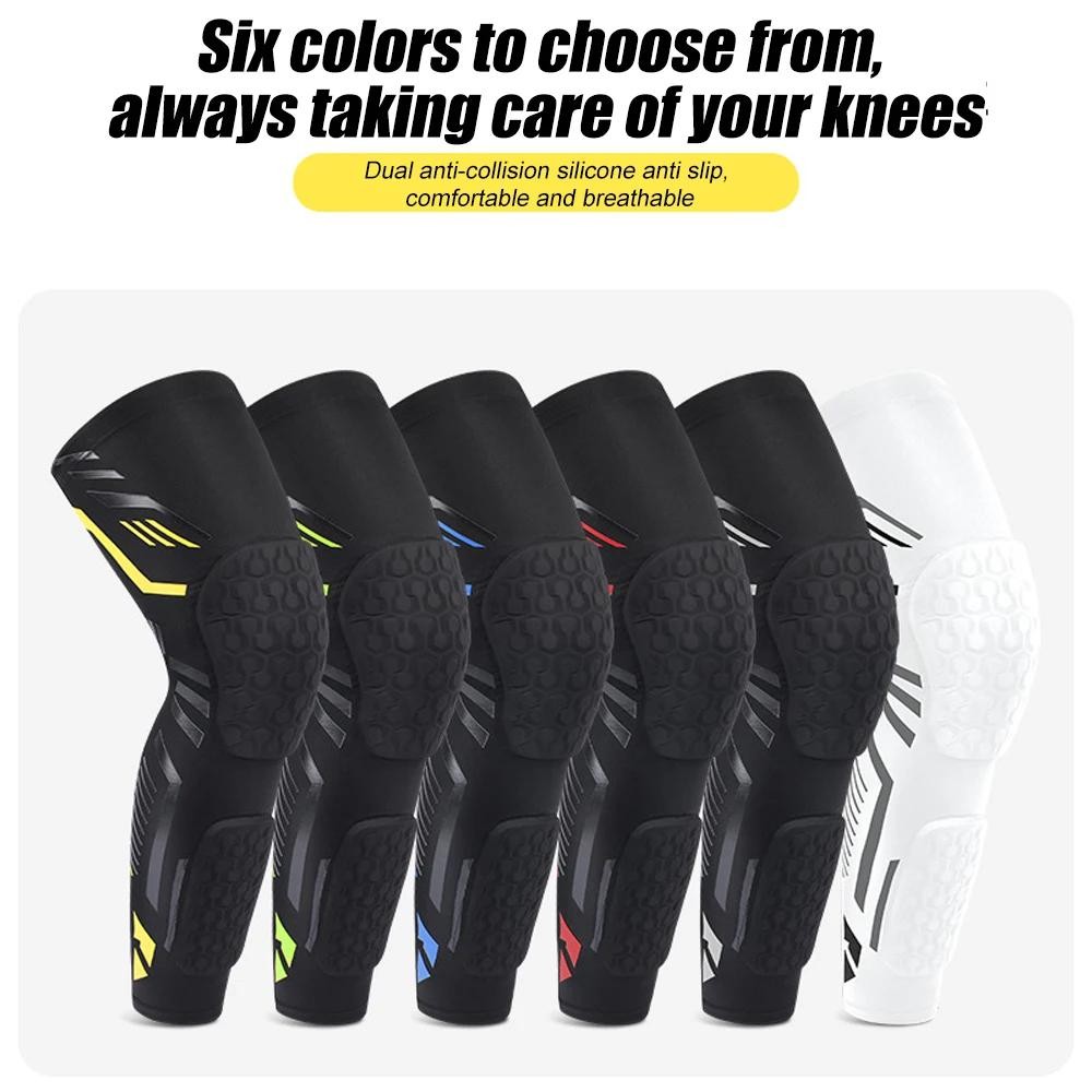 Sports Knee Braces, Crashproof Knee & Calf Pads, Thigh Compression Leg Sleeves P