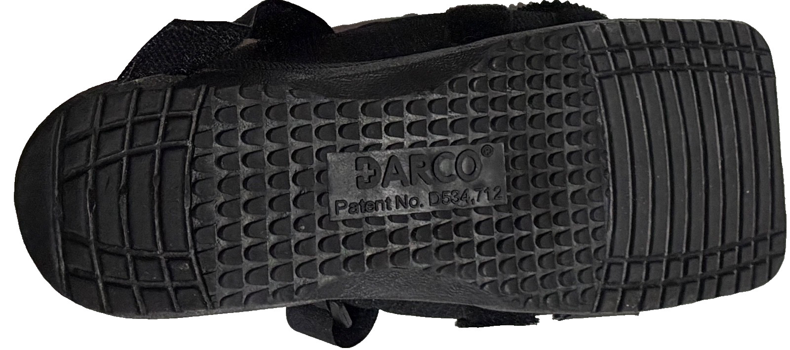 Darco MedSurg Post Op Shoe Black Square Toe Surgical Medical Boot Women’s Large