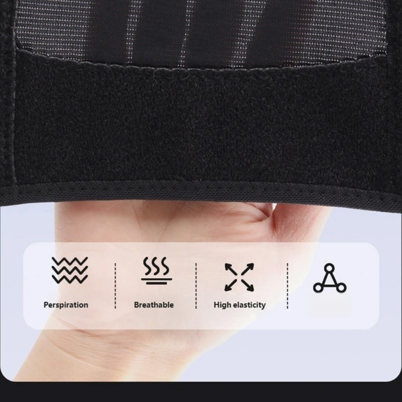 Shock Absorption Breathable Sport Knee Brace with Spring Stabilizers for Running