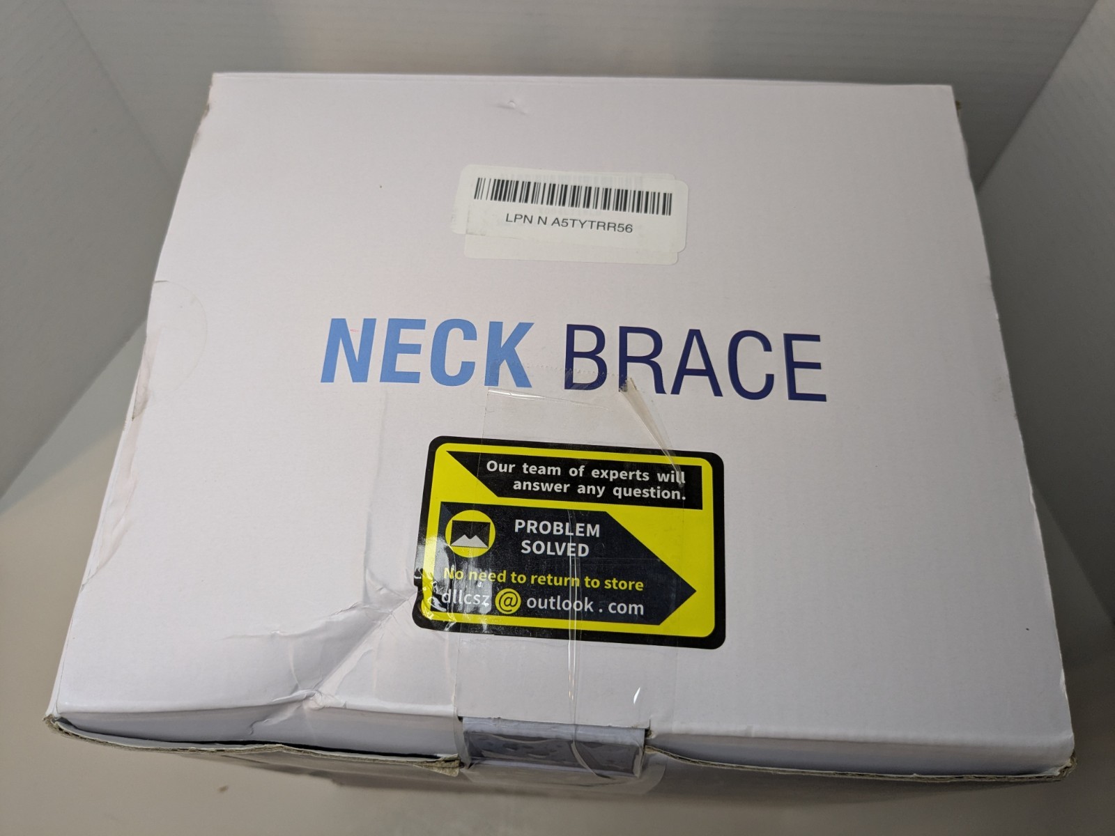 Cervical Neck Traction Device (Adjustable, Inflatable, Pain Relief) New In Box