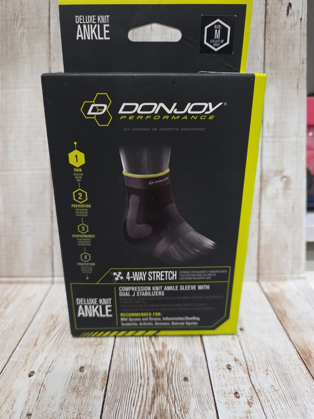 DonJoy Performance 🦶Size M Medium 12″-13″ Lace-Up Ankle Brace Stabilizer $29