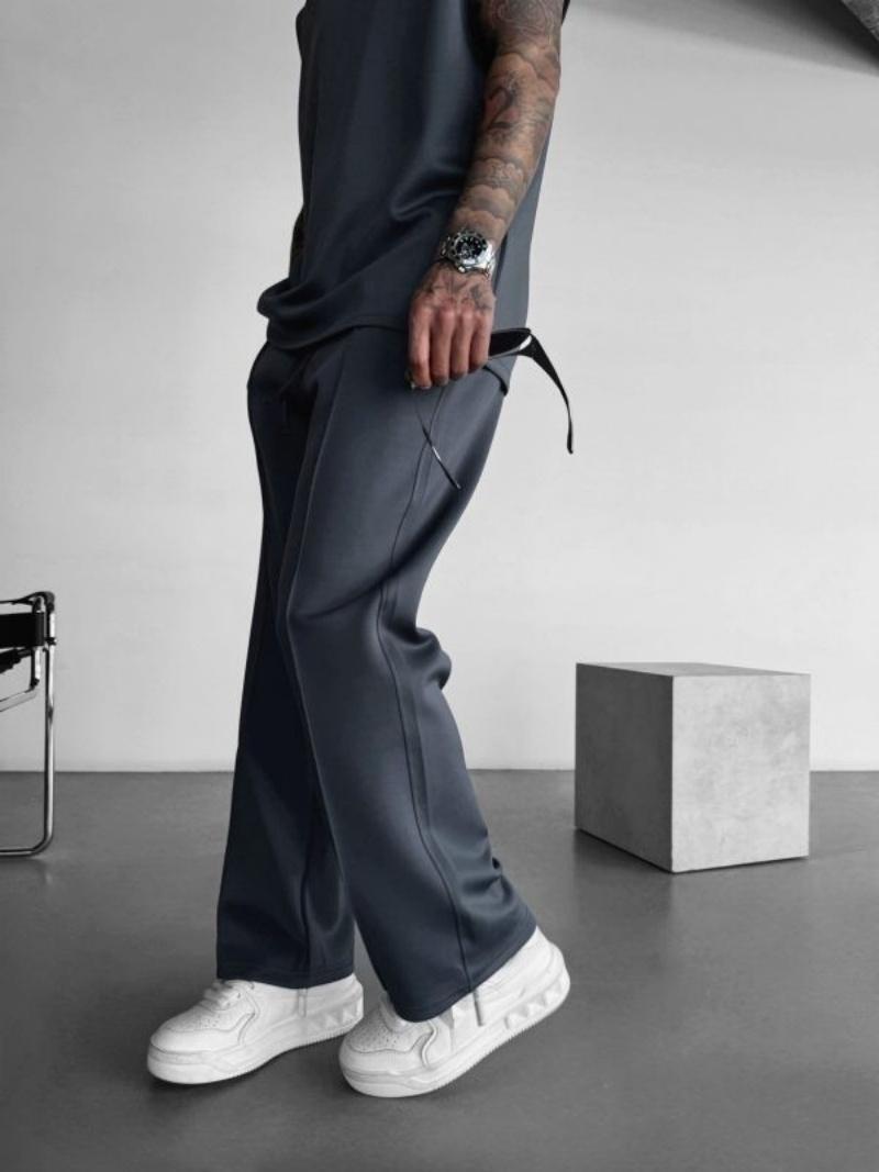 Pantalones Deportivos Largos Para Hombres Chándal De Correr Culturismo Moda Gym