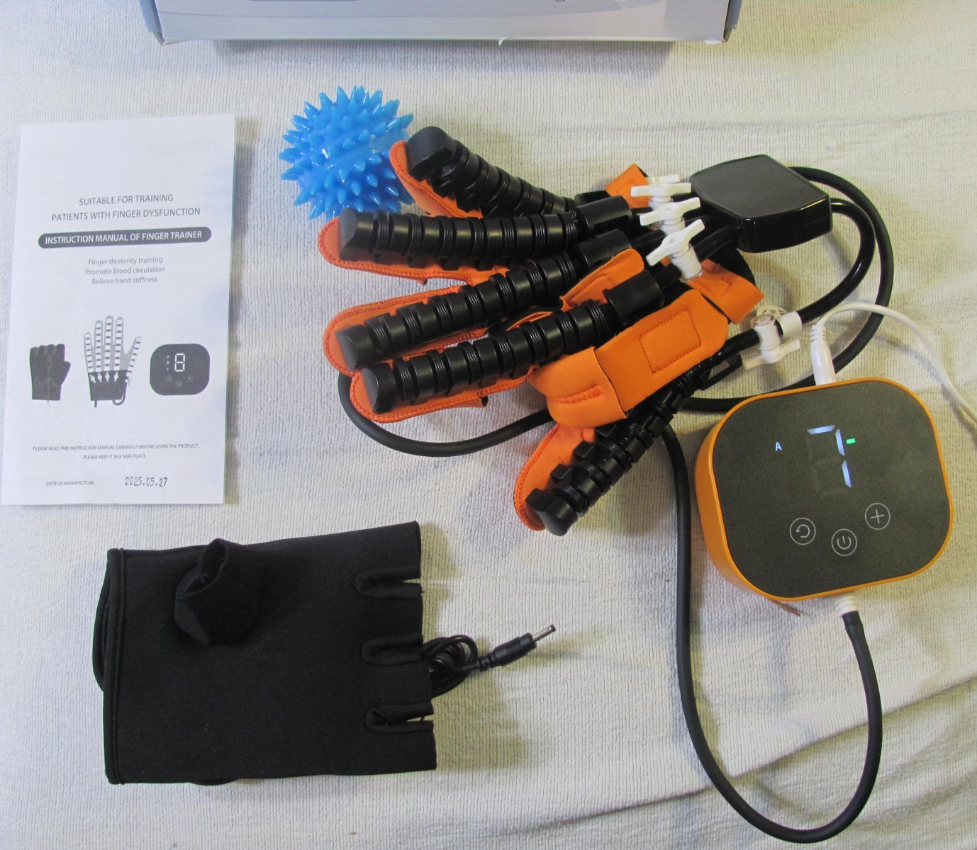 Hand Function Rehabilitation Training Device Right Hand Siz S Parts or Repair