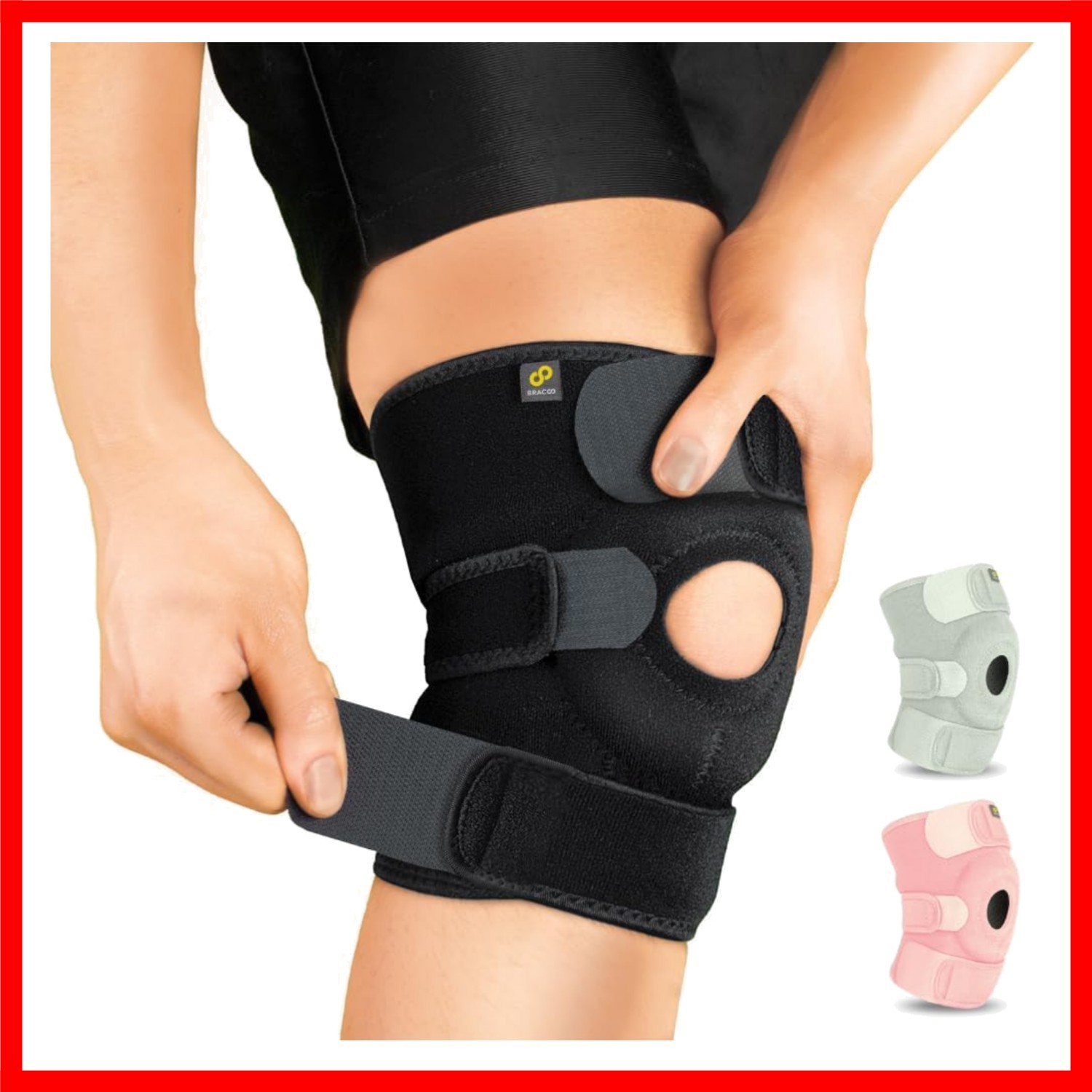 Adjustable Knee Support Brace for Pain & Injury Recovery