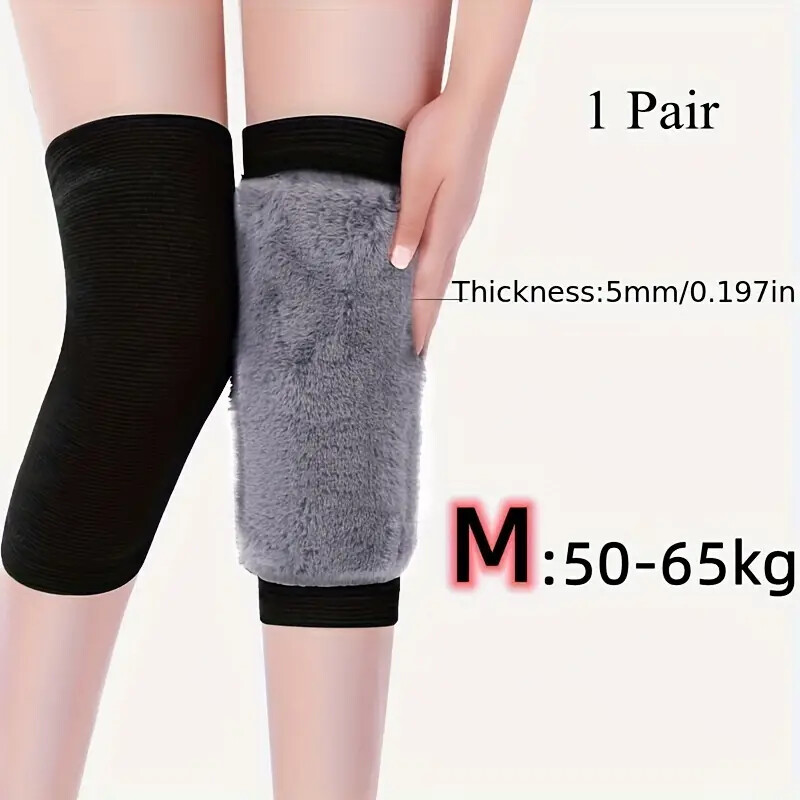 Women Men Elderly Winter Warm Knee Pads Cold Leg Arthritis Kneepad Knee Support