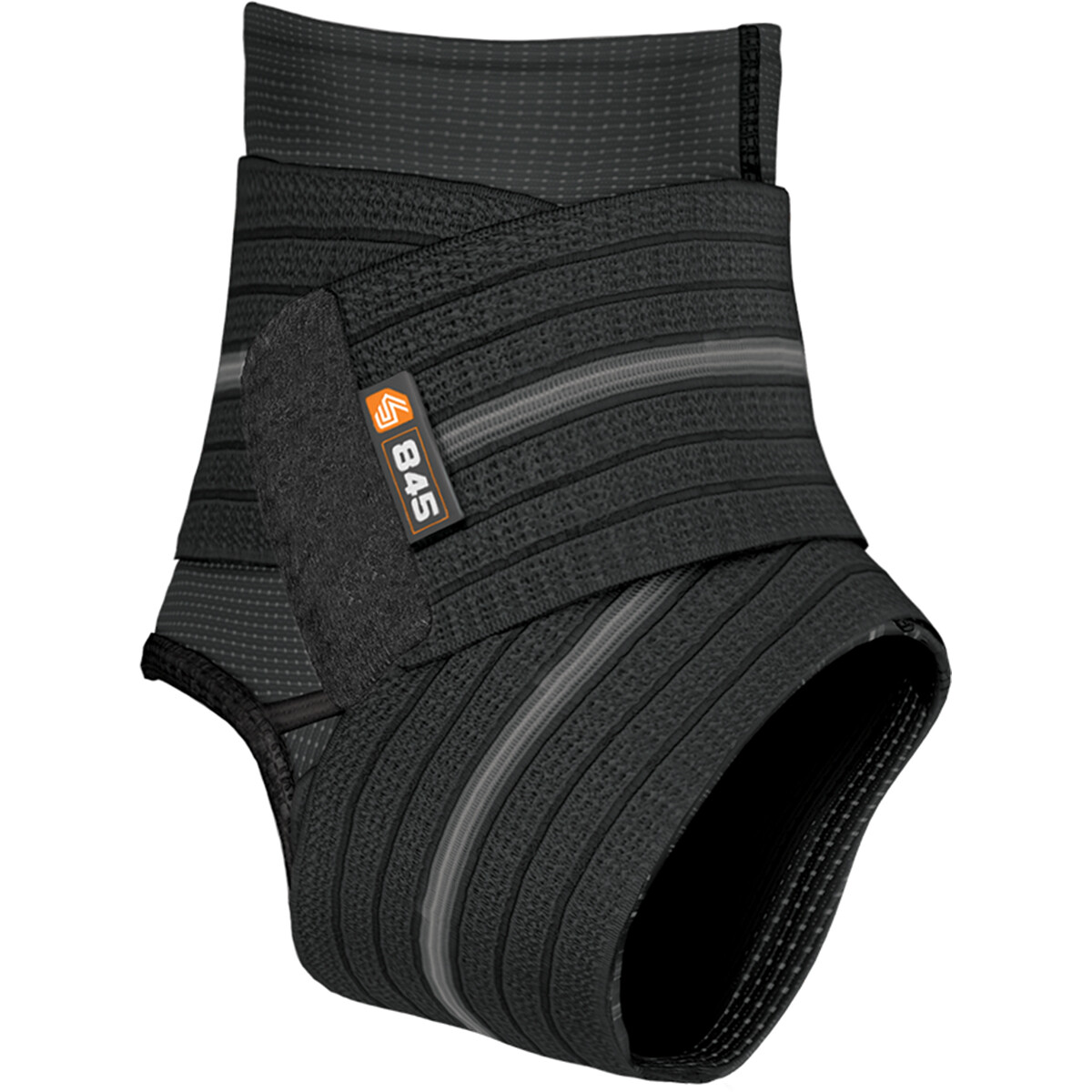 Shock Doctor Ankle Sleeve with Compression Wrap Support – Black