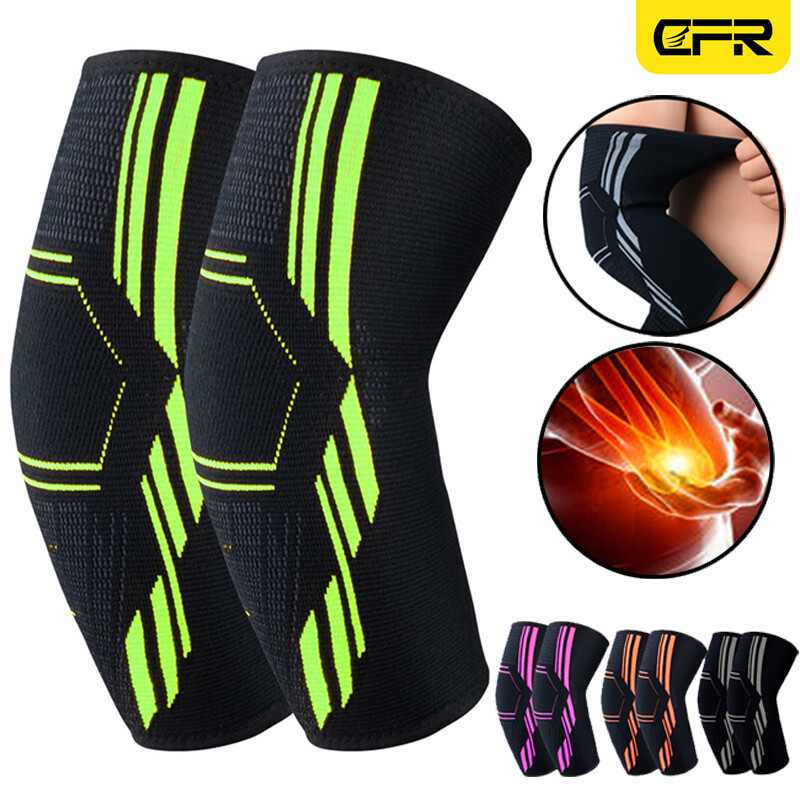 Arthritis Elbow Support Brace Compression Sleeve Arm Wrap Bandage Tennis Sports