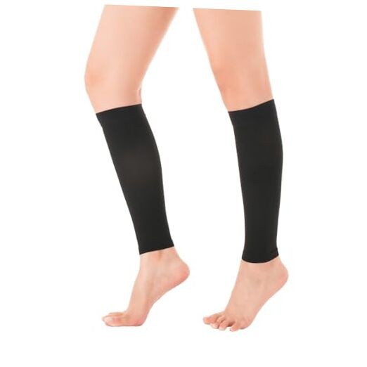SUJAYU Leg Compression Sleeve Calf Compression Sleeve Women Men, XX-Large Black