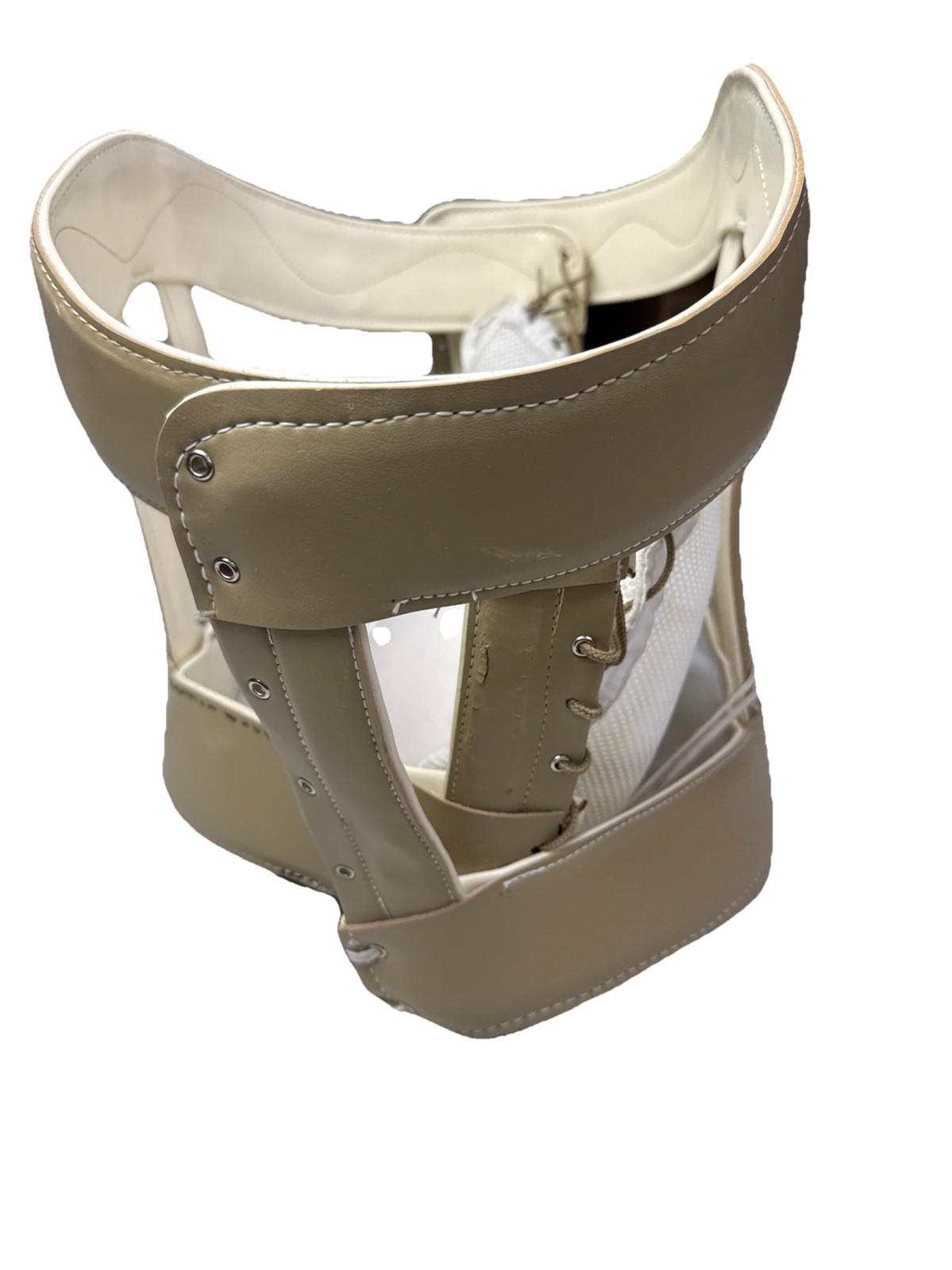 othropedic compression vintage harness metal Leather brace corset lumbar 4g