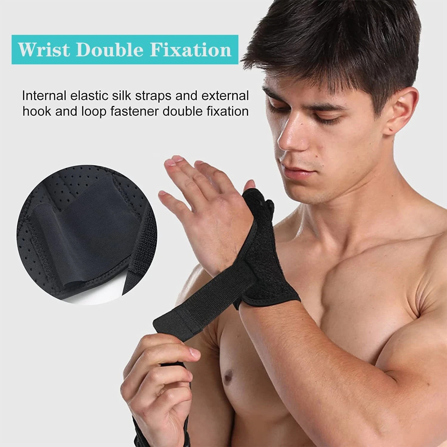 Sport Thumb Wrist Support Brace Carpal Tunnel Sprain Splint Arthritis Left Right