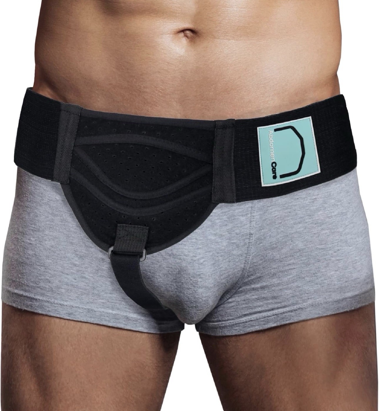 AbdomenCare Inguinal Hernia Belt w/ Compression Pads–Adjustable–L/XL