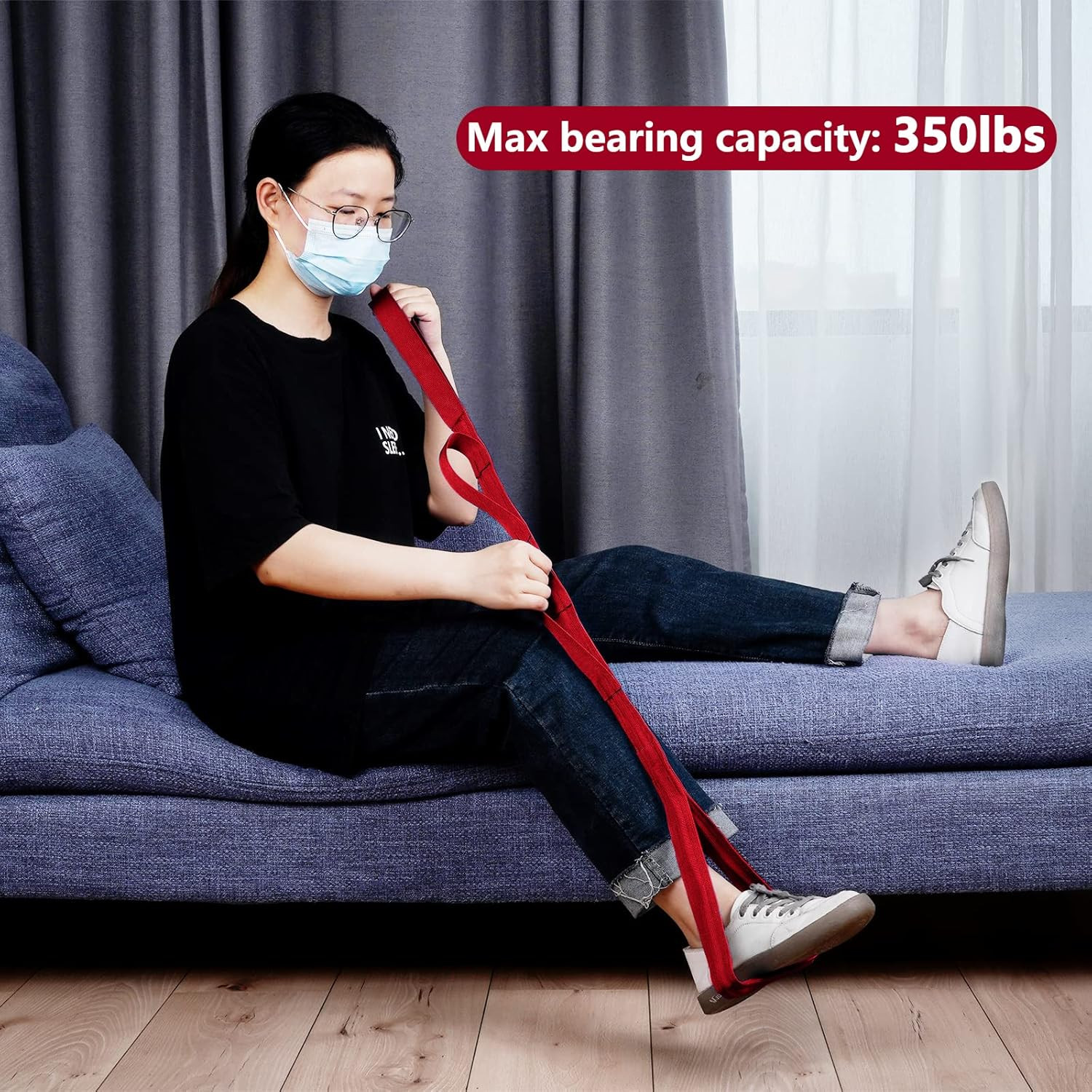 42 Inch Long Leg Lifter,Leg Lifter after Hip Replacement All over with Aluminum
