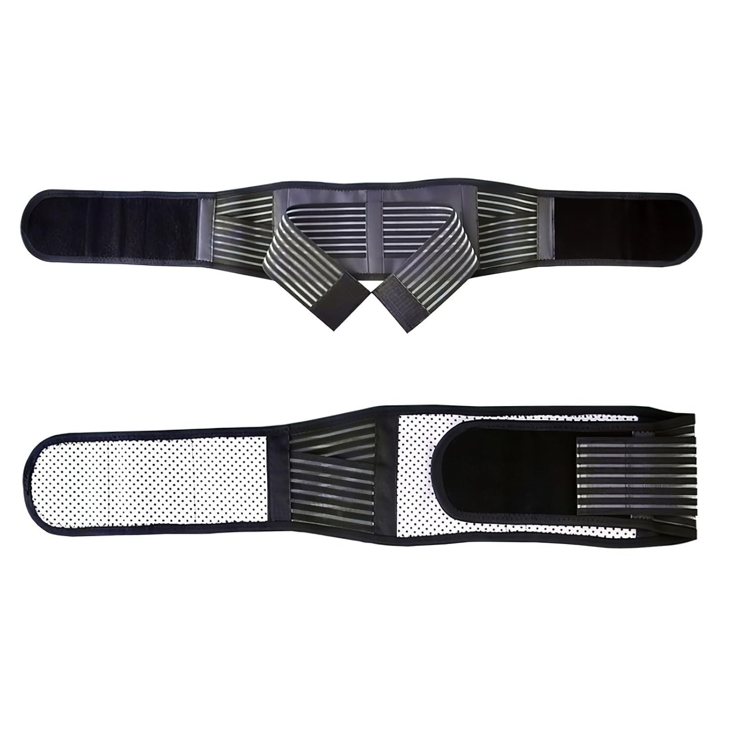 Lumbar Support Waist Band with Self-Heating Magnet for Sciatica Relief, Medium