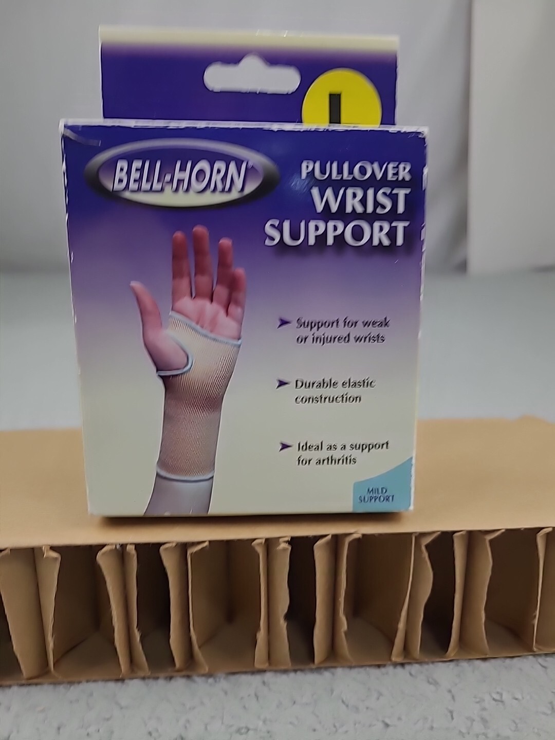 BELL-HORN ELASTIC PULLOVER WRIST SUPPORT LARGE 7.5-8.5″ BEIGE BRAND NEW IN BOX
