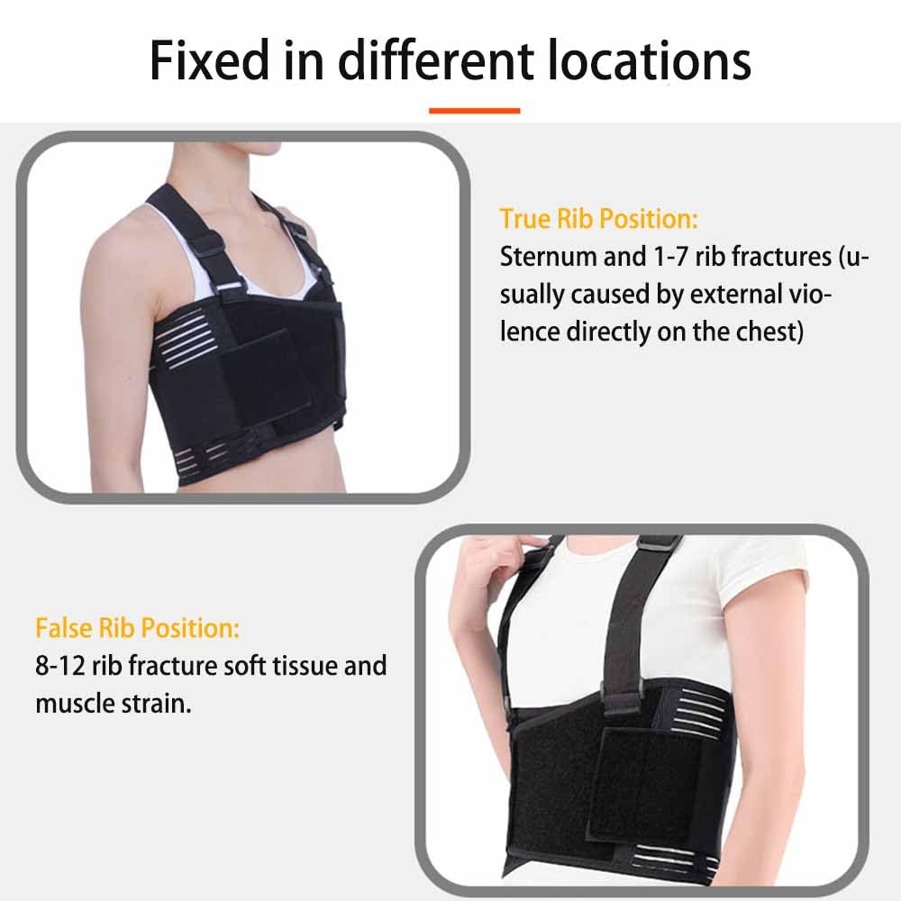 Broken Rib Chest Support Brace Dislocated Protection Size M 3236 Inch