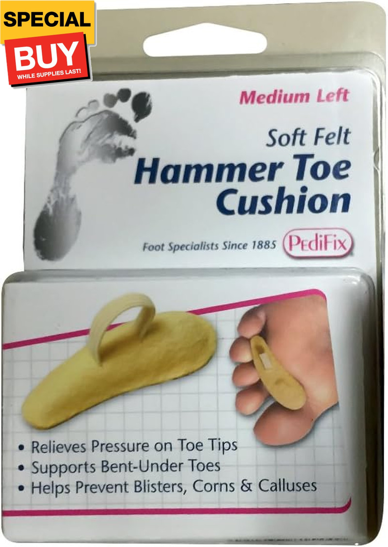 Hammer Toe Crest Cushion Medium 8+, Left