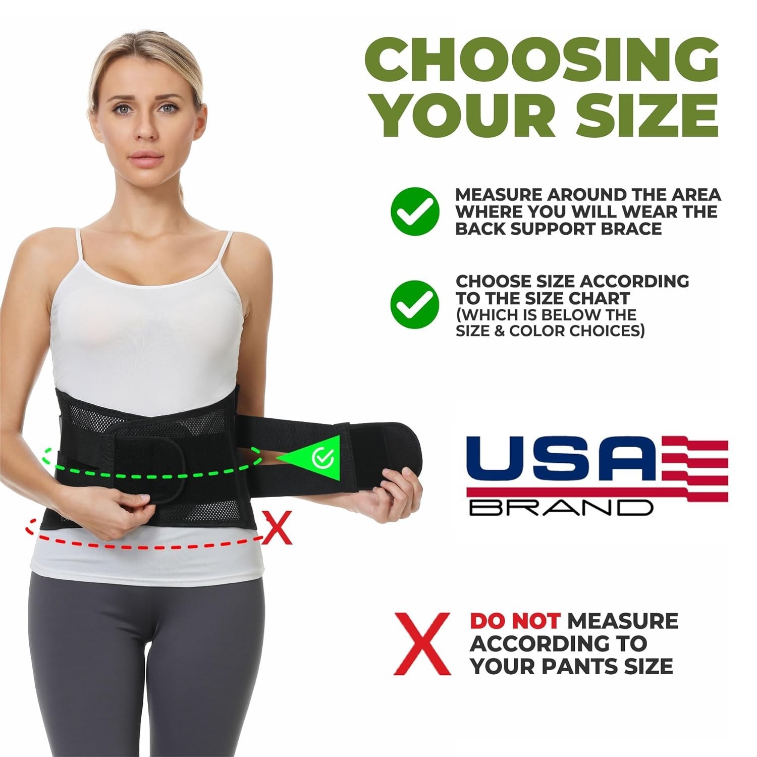 Lightweight Lower Back Brace – Unisex Adjustable Support for Sports & Everyday