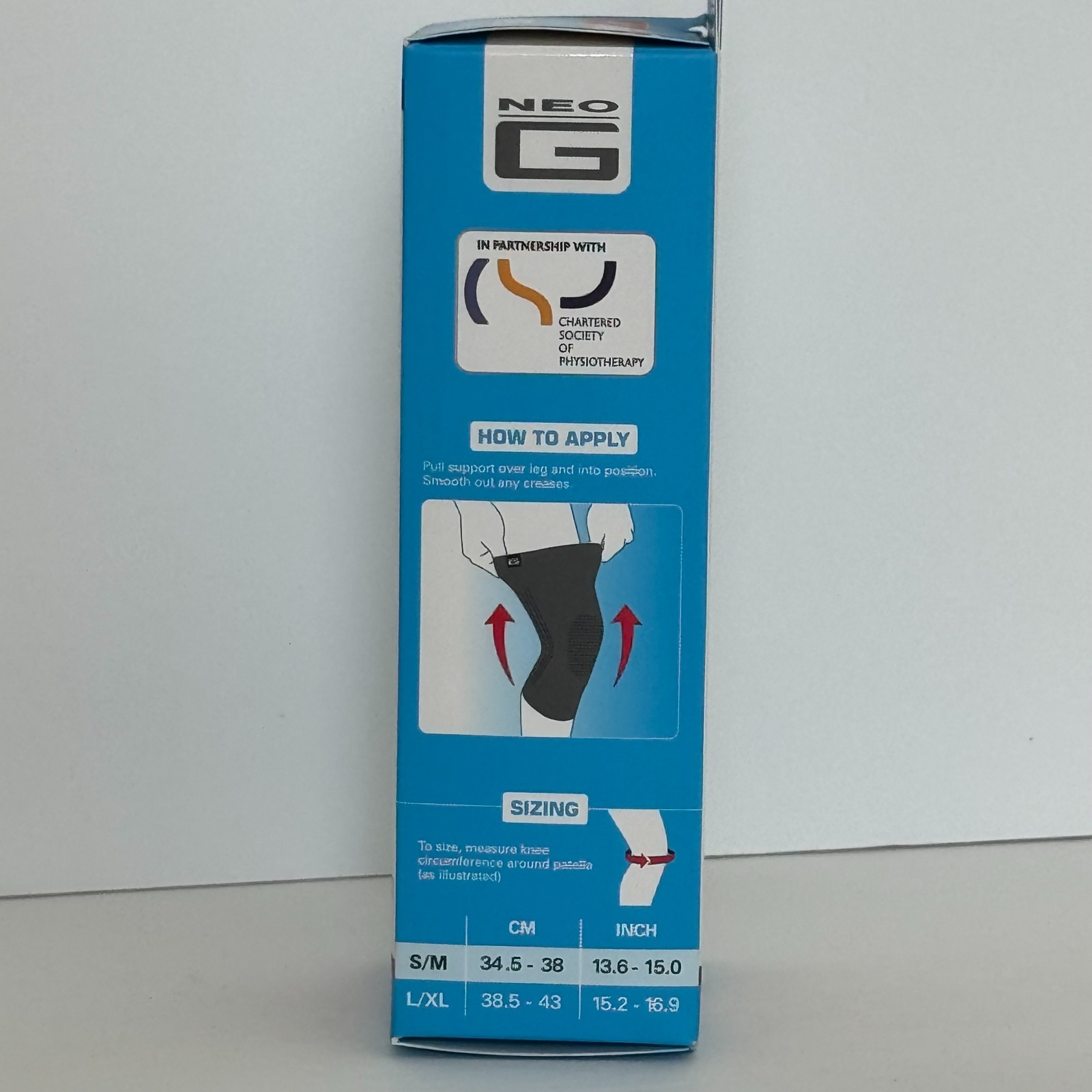 Neo G Airflow React Knee Support Size L/XL Mild/Moderate REF 735 New