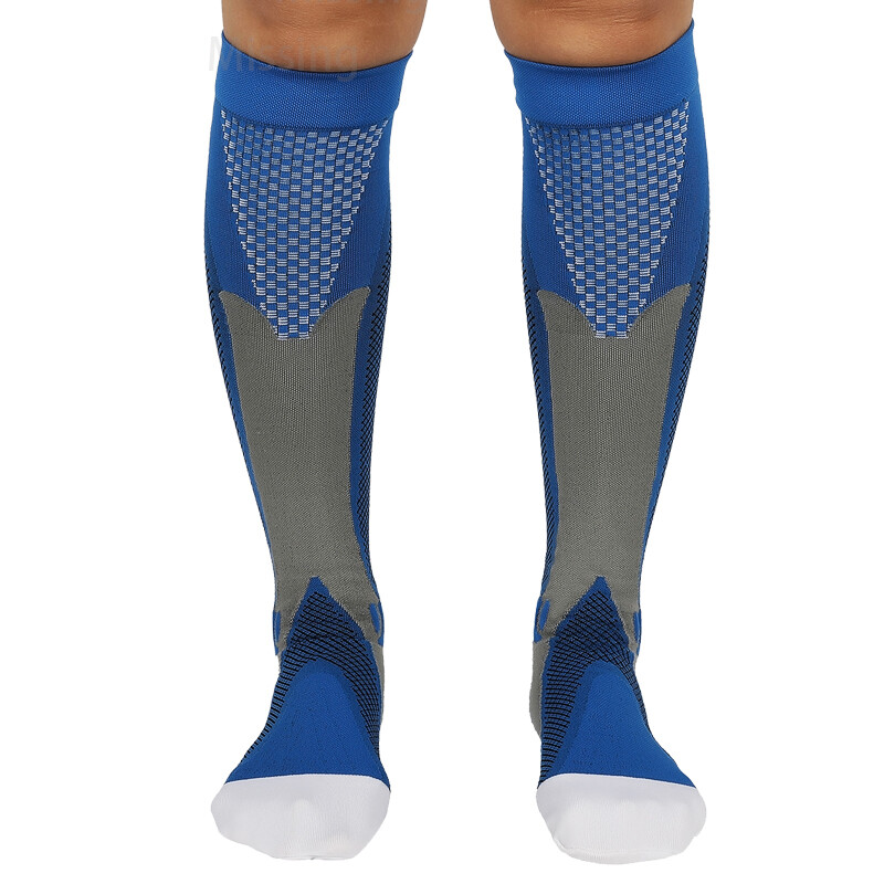 1-2 Pair Compression Socks 20-30 mmhg Knee High Men Women Calf Leg Brace Support