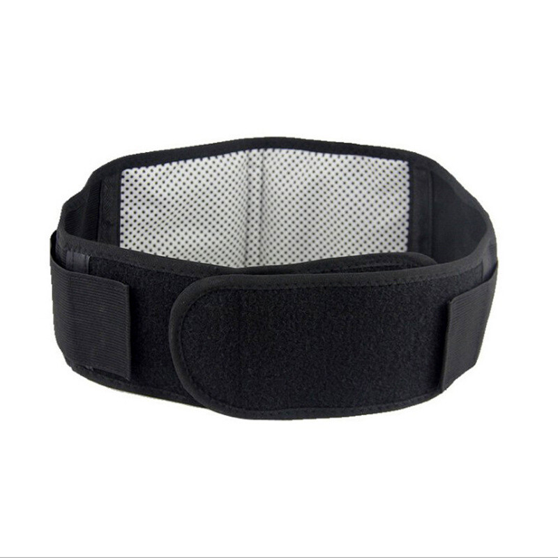 Magnetic Self Heating Back Support Brace Lumbar Lower Waist Belt Pain Relief Men