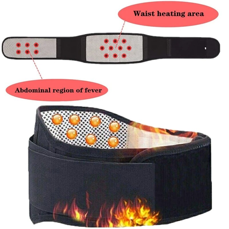 Fajas Para La Dolor De Espalda Soporte Lumbar Refuerzo Magnetic Self Heating Gym
