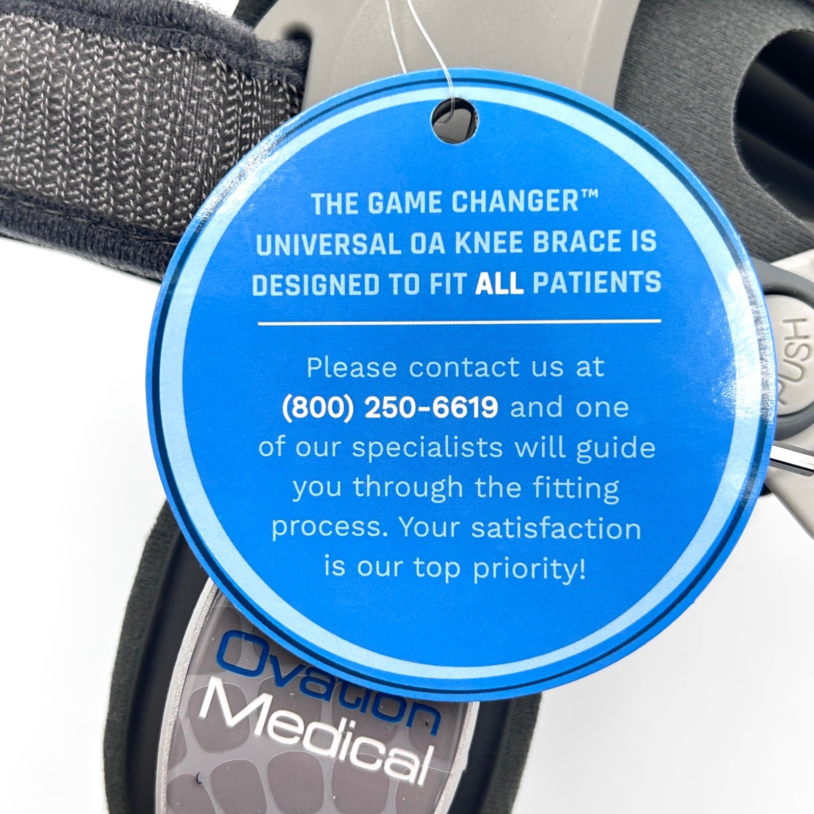 Ovation Medical Game Changer Universal OA Knee Brace Right Leg Adjustable New