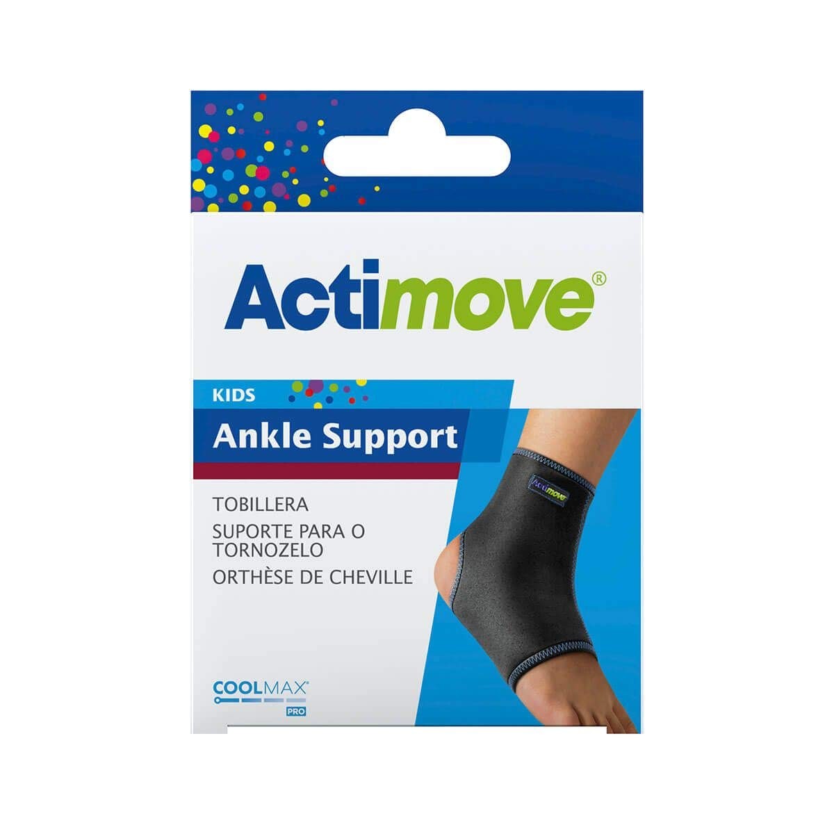 Actimove Kids Ankle Support Navy Size Youth