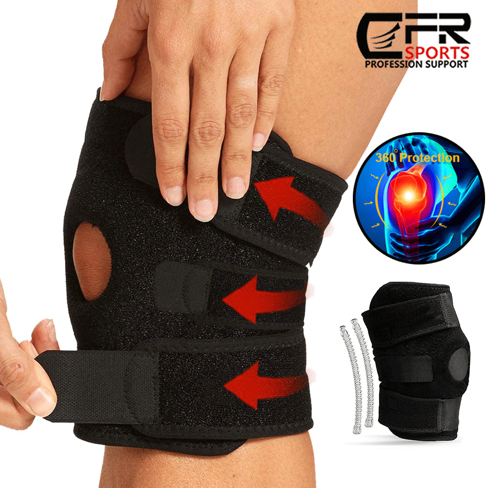 Knee Brace Compression Sleeve Support Sport Joint Arthritis Patella Stabilizer
