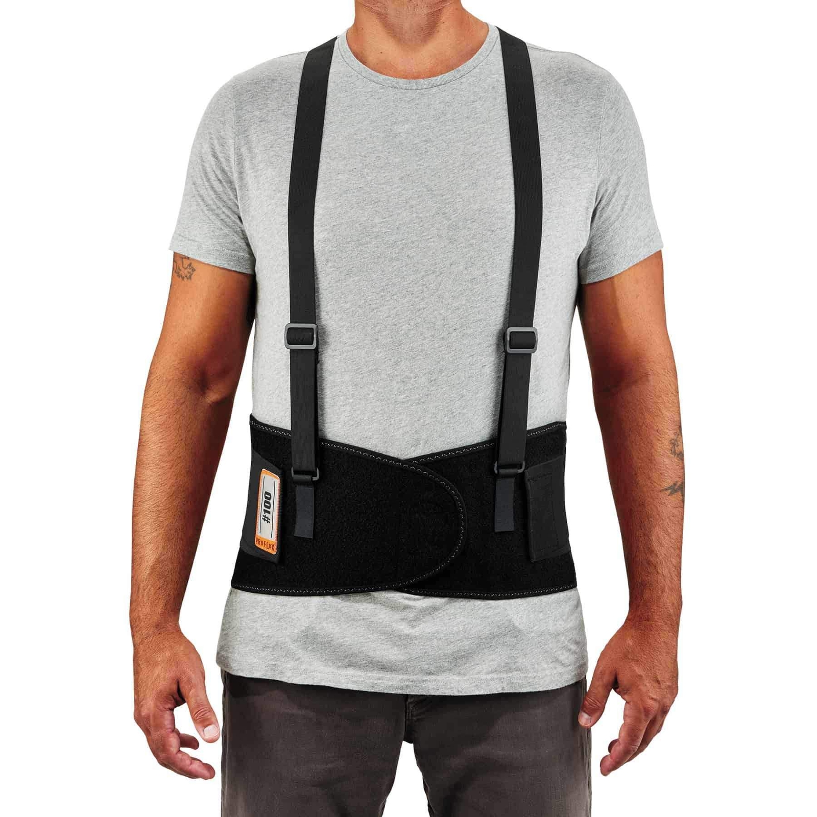 – 100 2Xl Black Back Support 11386