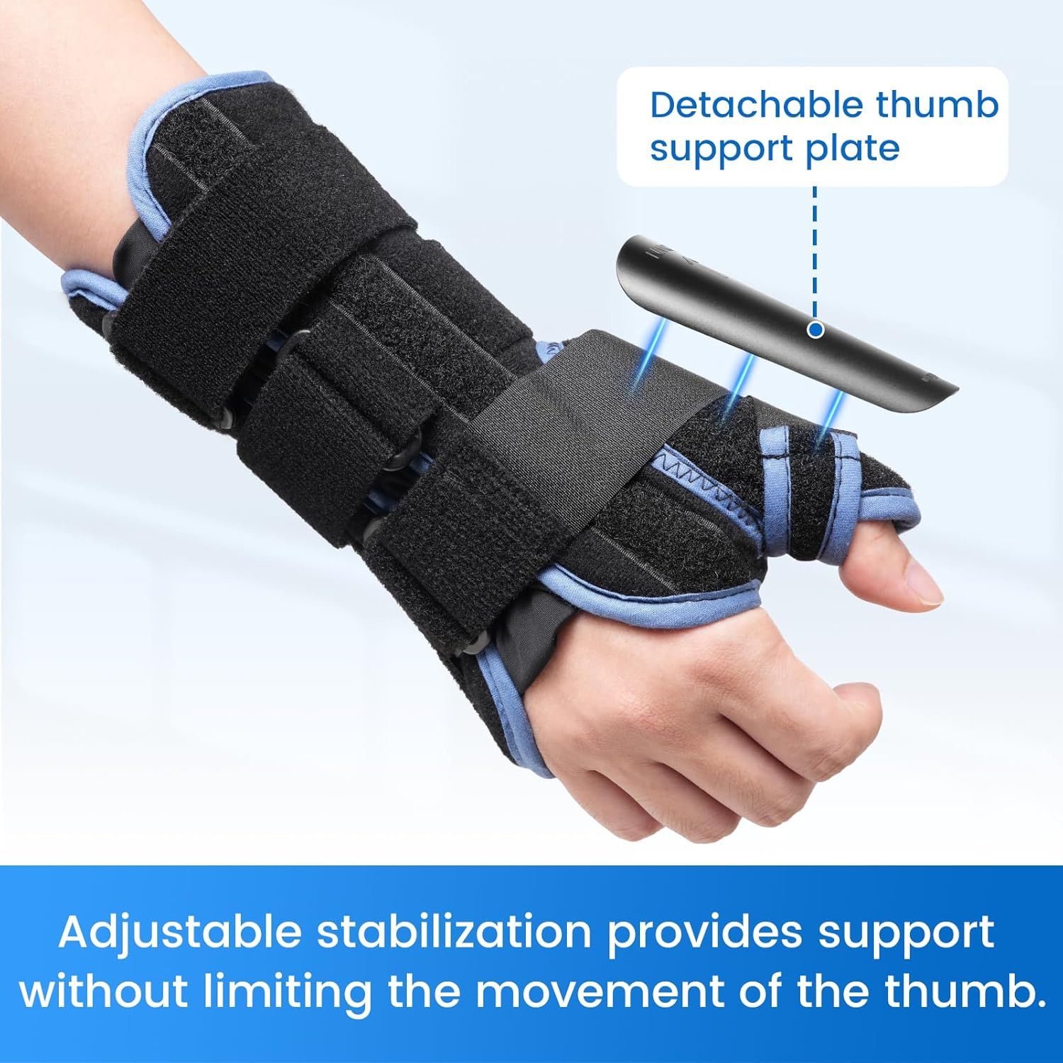 Carpal Tunnel Wrist Brace with Thumb Stabilizer Night Support, Completely Stabil