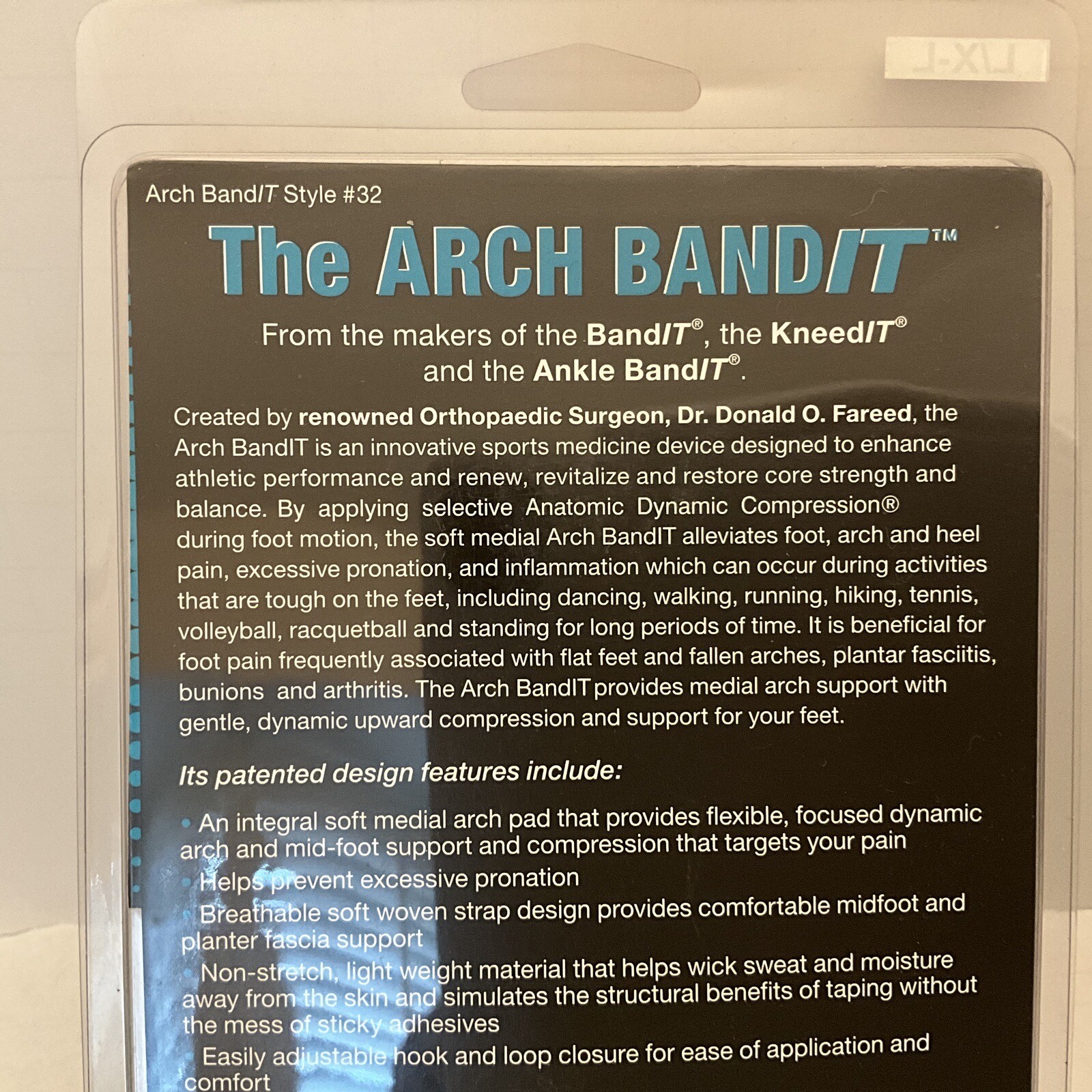 Arch Band IT Plantar Fasciitis Heel Foot Pain Support 2 Pack
