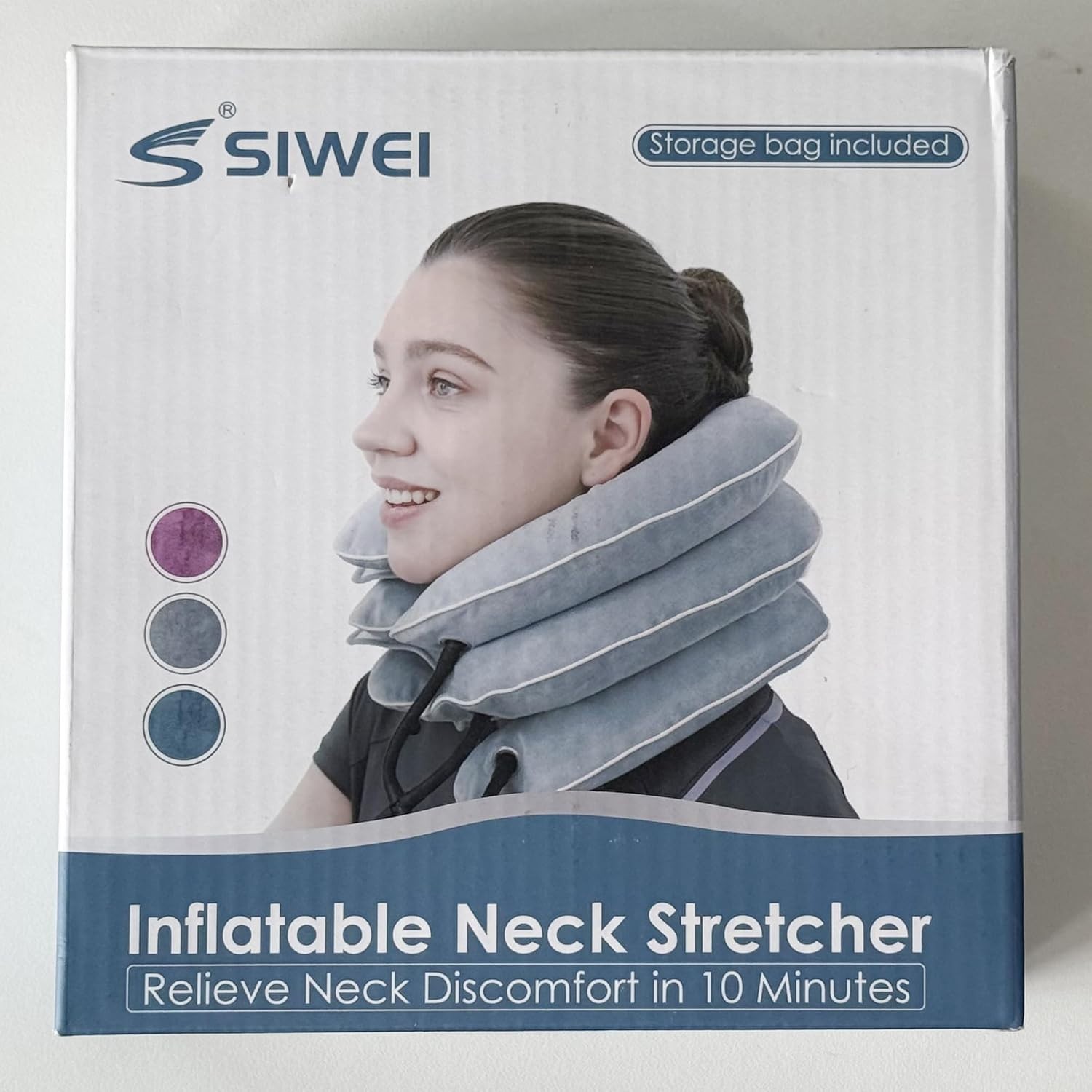 Adjustable Neck Traction Pillow – Lightweight & Portable
