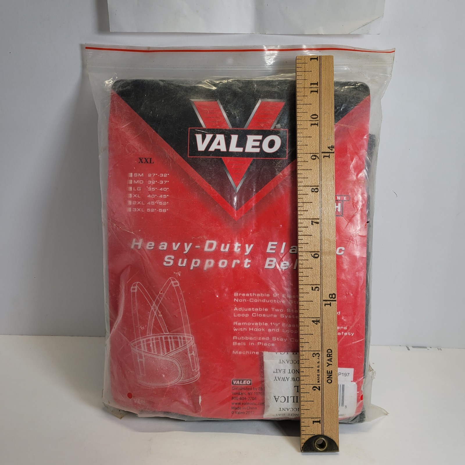 Valeo VEH9 Heavy-Duty 9″ Elastic Belt Size XXL
