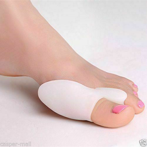 4 Pcs Gel Big Toe Bunion Guards Toe Spreaders Pain Relief Crooked Overlapping