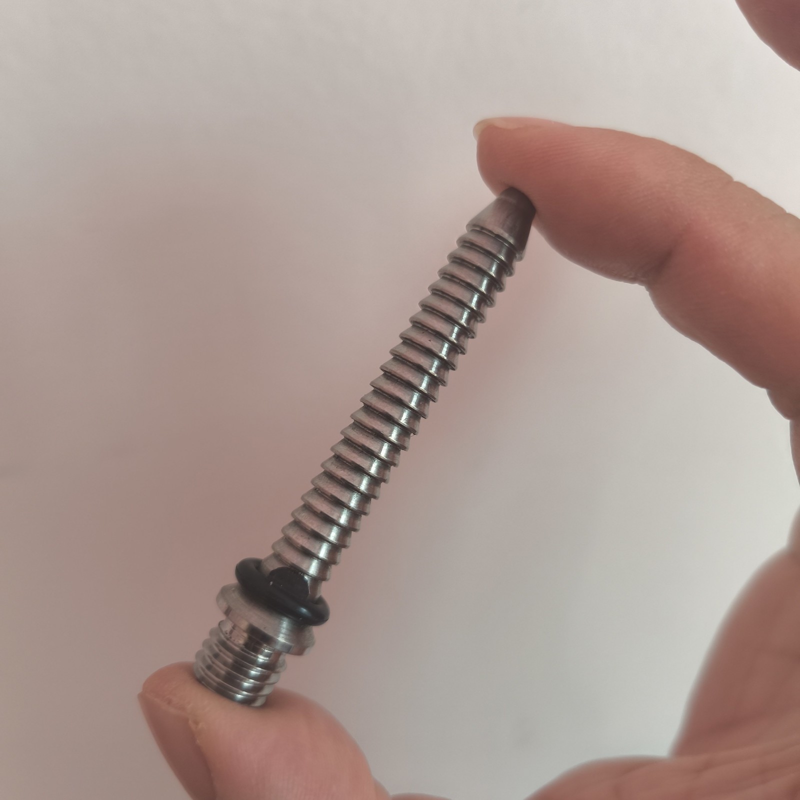 Titanium Prosthetic Lock Pin – Serrated Lock Rod Limb Accessory Part, 6.8 cm