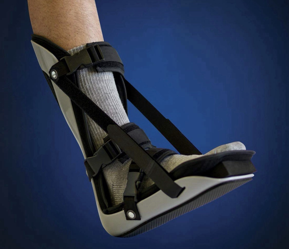 United Ortho Adjustable Splint Black S-M-L Plantar Fasciitis Achilles Support