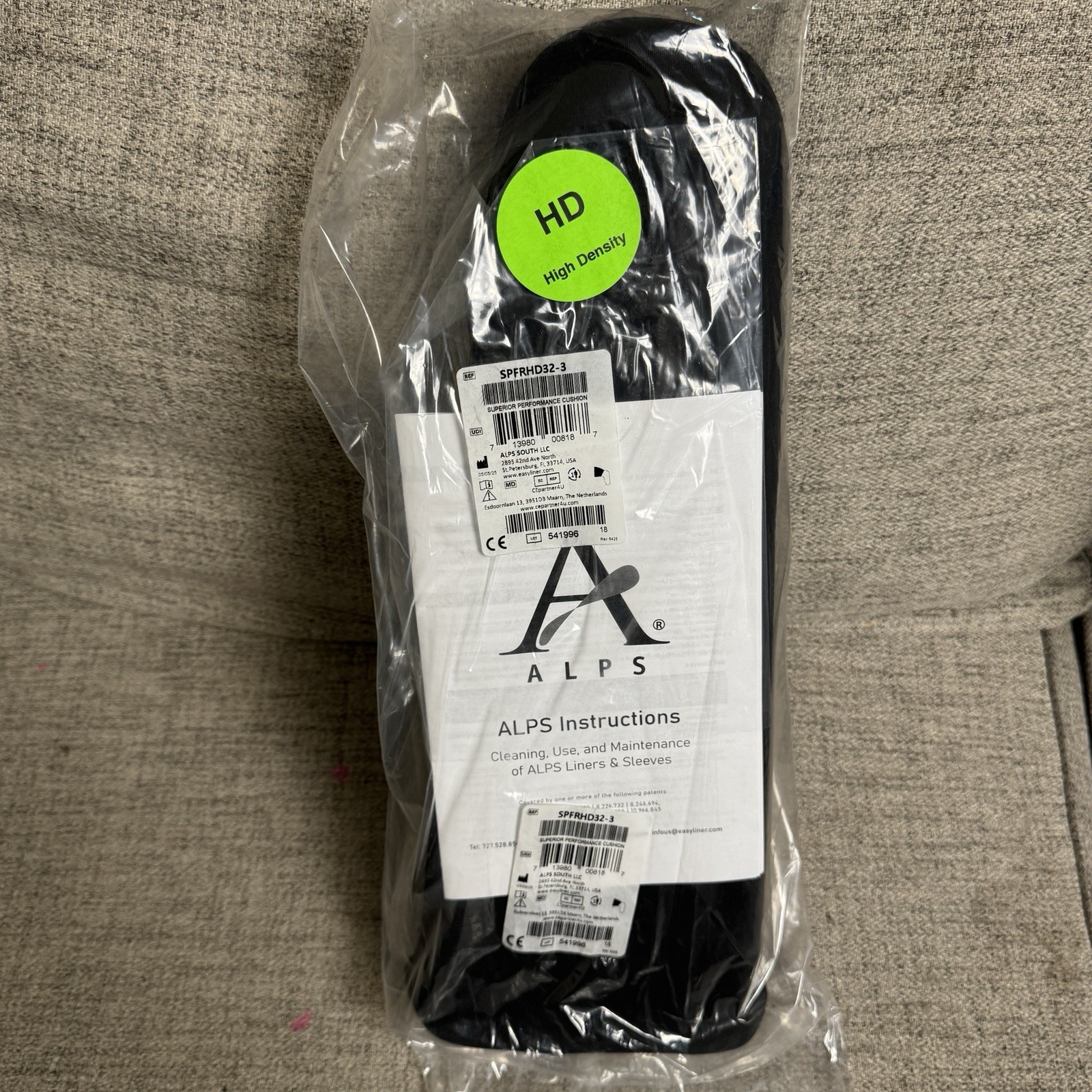 ALPS Superior Performance Cushion Liners SZ 32 AK & BK HD GEL 3MM