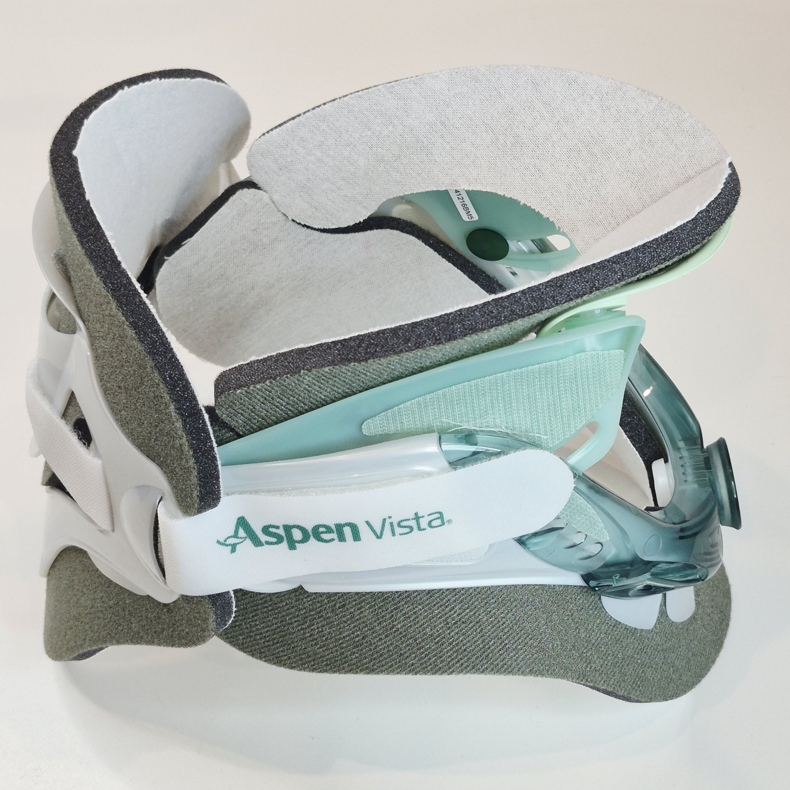 Aspen Vista Cervical Collar 2 pc Neck Brace Restrict Motion Spine 6 Adj NO BOX