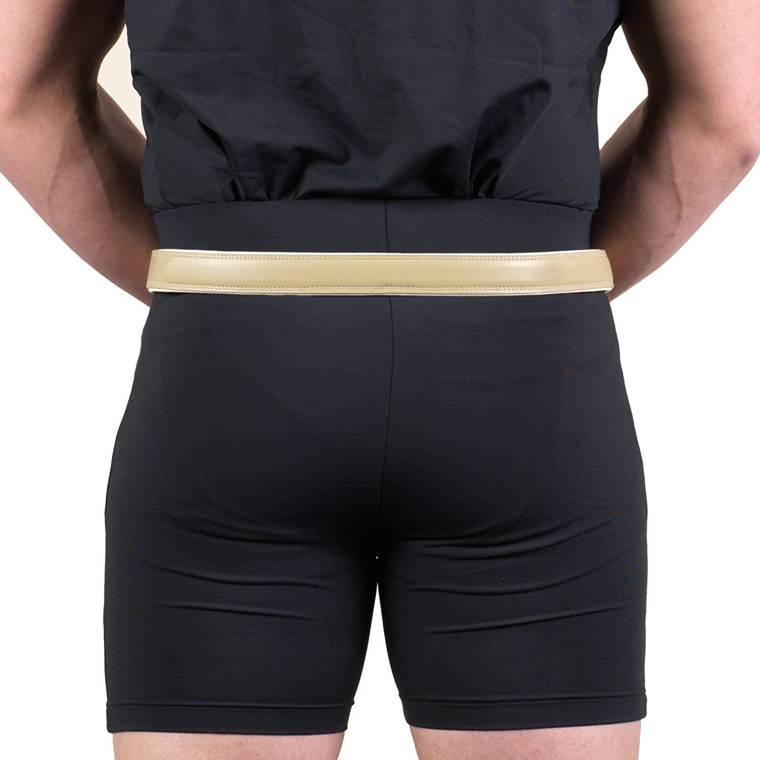 Hernia Truss, Single Spring, Inguinal Pad Compression, Plated Steel Shank, Adjus