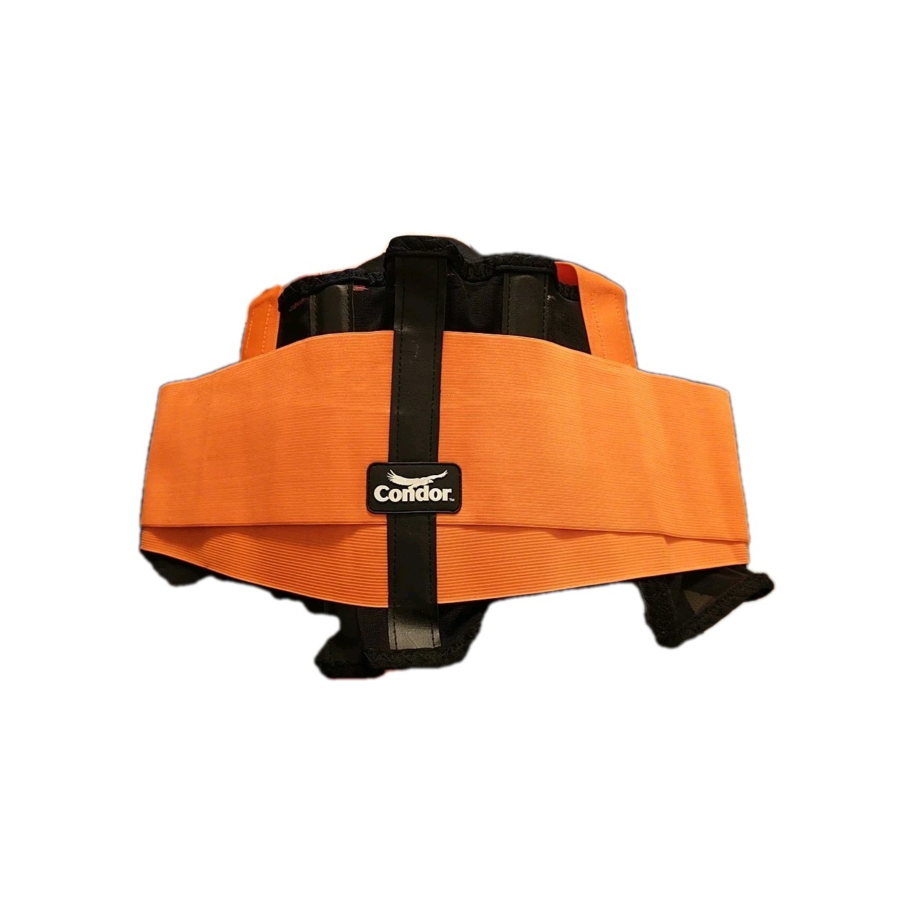 Back Support Condor 1UM62A Elastic Brace New NIP Sealed Orange/Black L