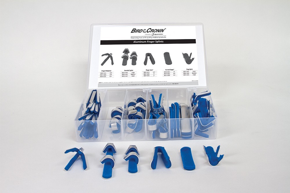 Bird & Cronin Aluminum Finger Splint Kit 45 Pc