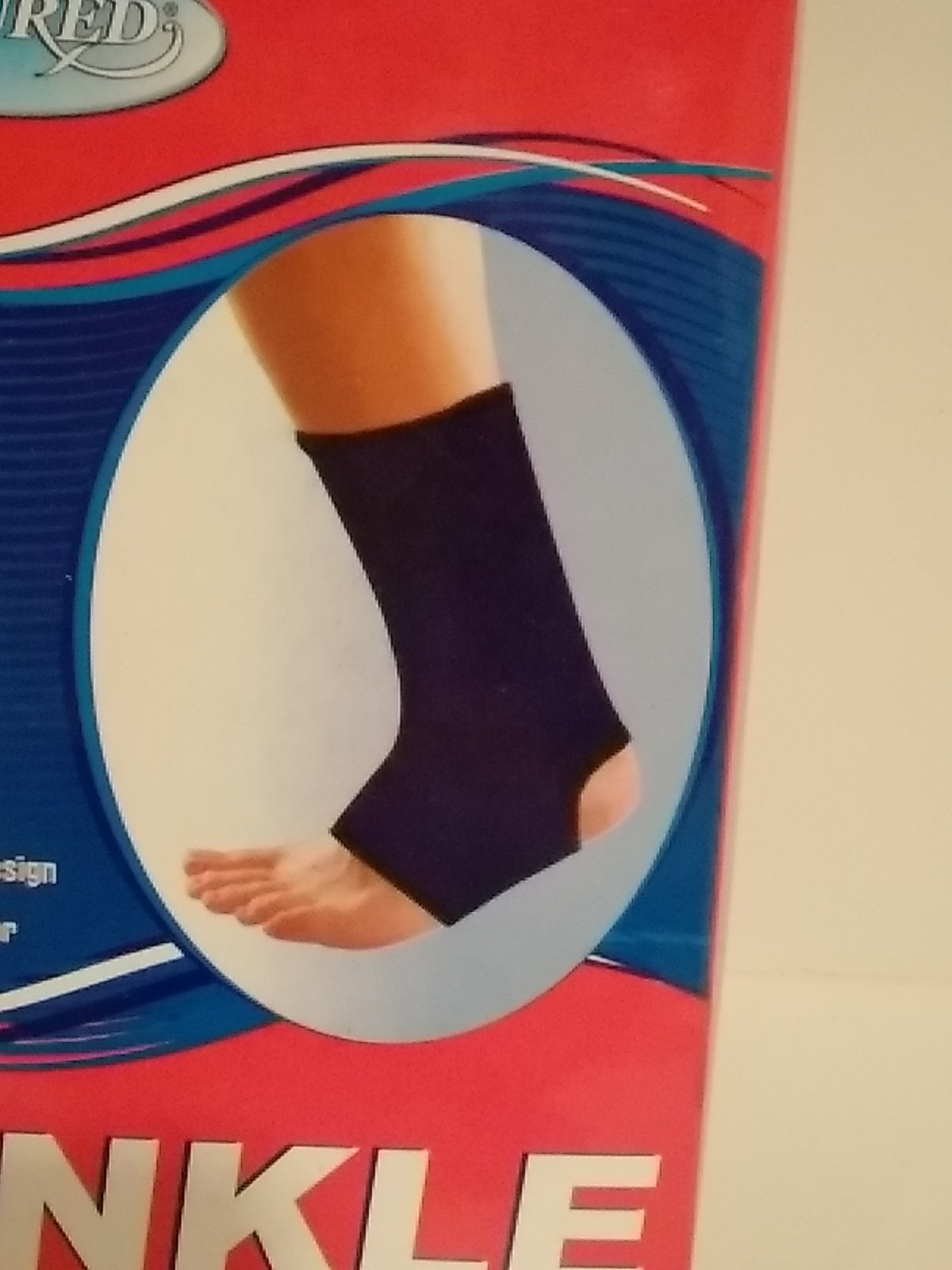 Assured Adult Ankle Support Pull Over Design Dark Blue