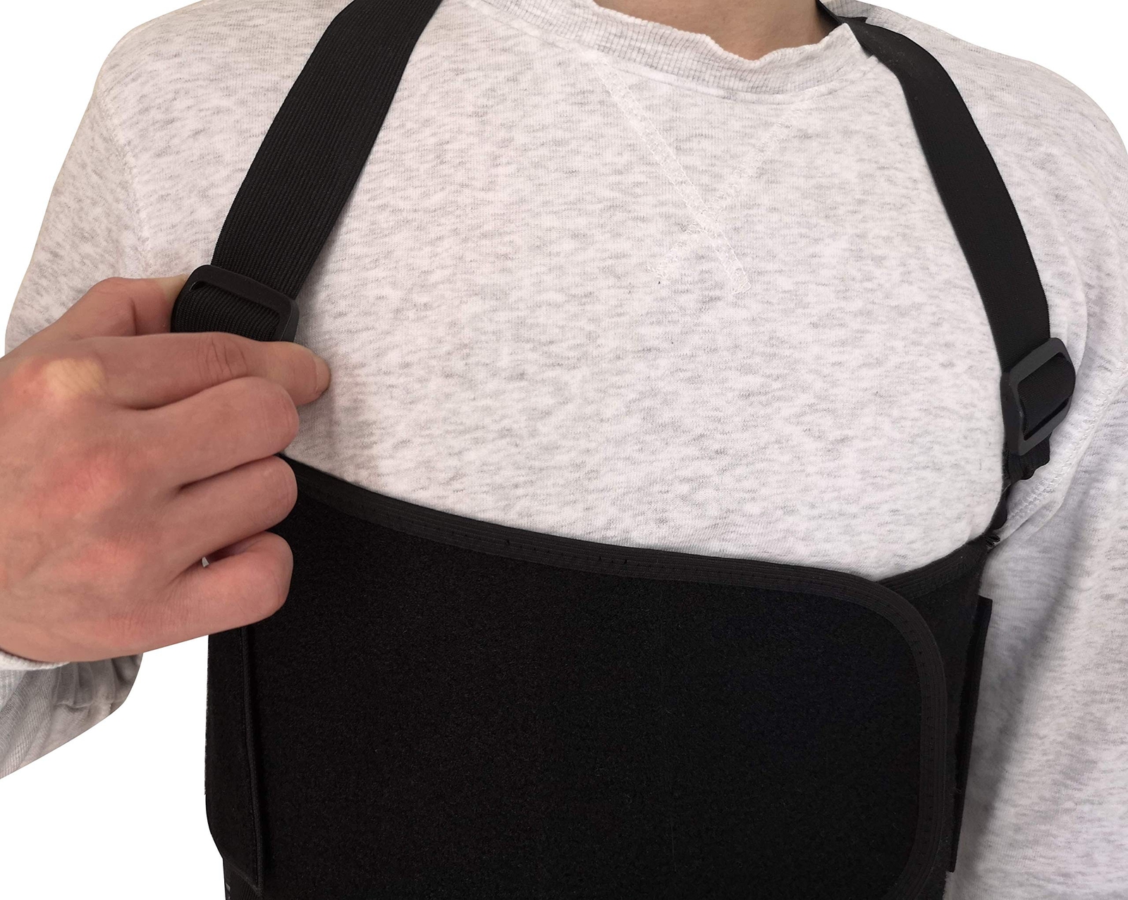 L/XL Rib Chest Support Brace Breathable Belt Sternum Injuries Dislocated