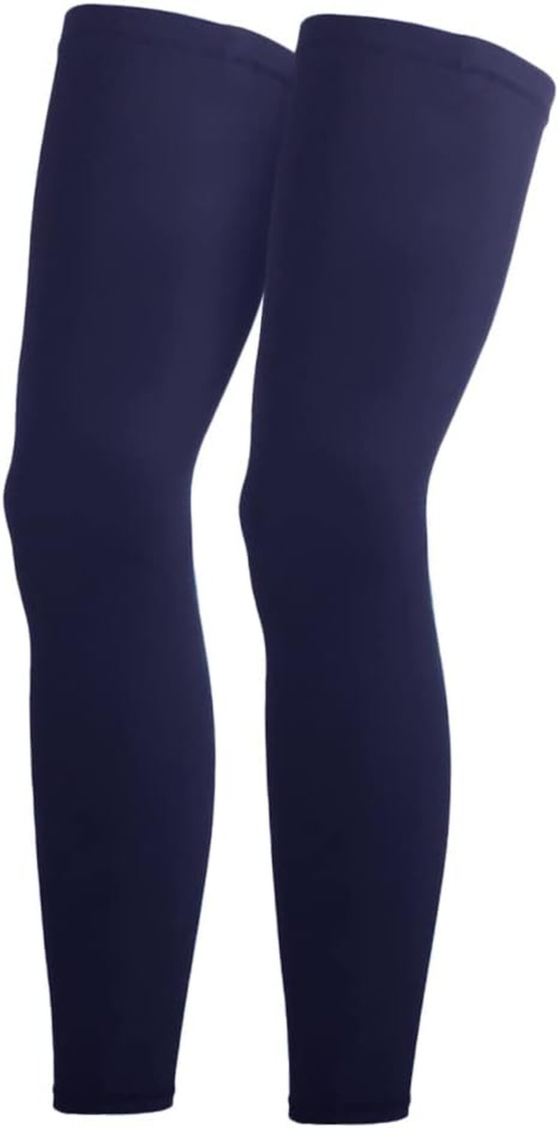 One Pair Compression Full Length Leg Sleeve for Men Women, Running, Basketball