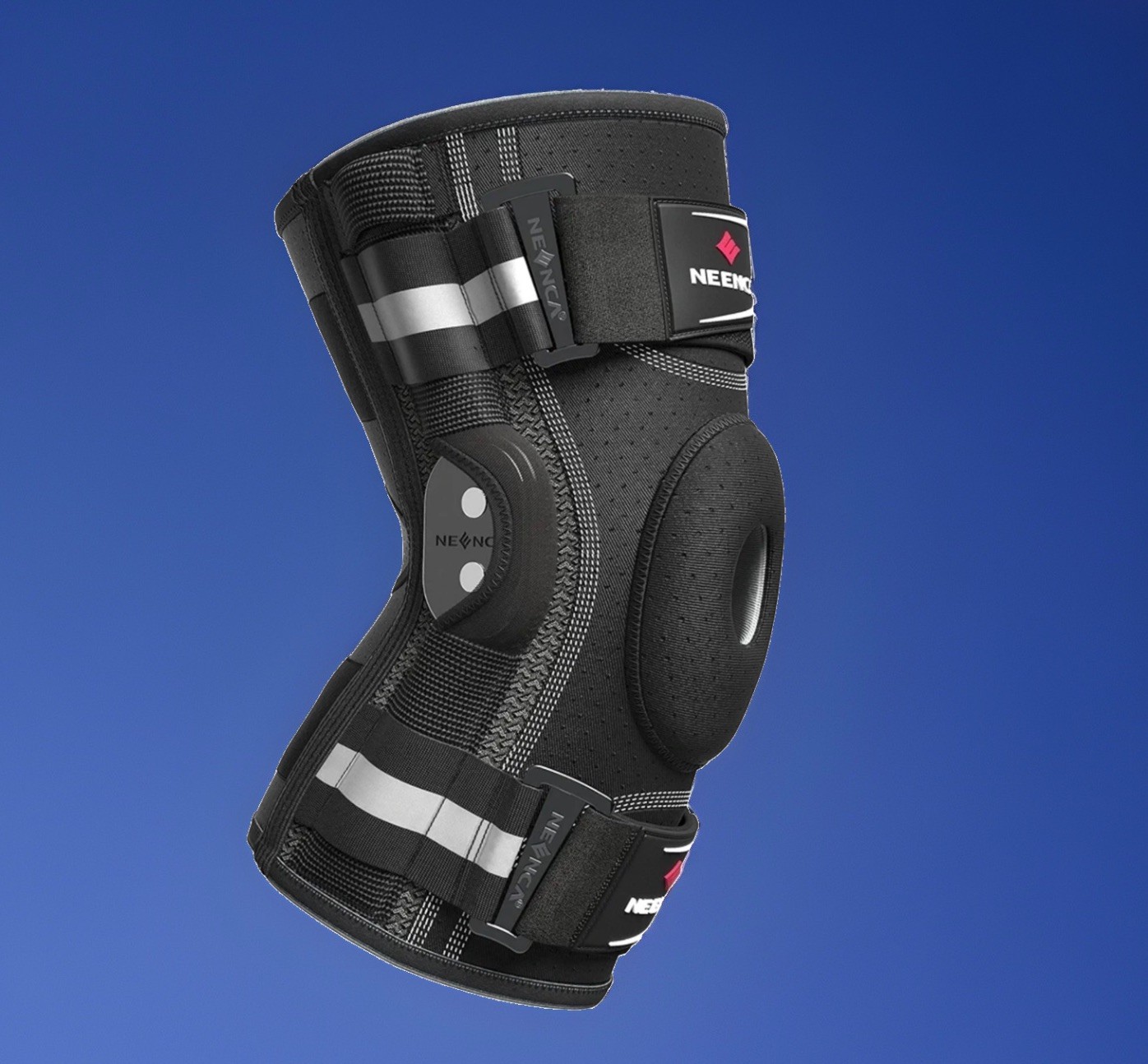 Med. NEENCA Knee Brace HX033/043 Hinged Patella Stabilizer Support Sleeve Sz. M