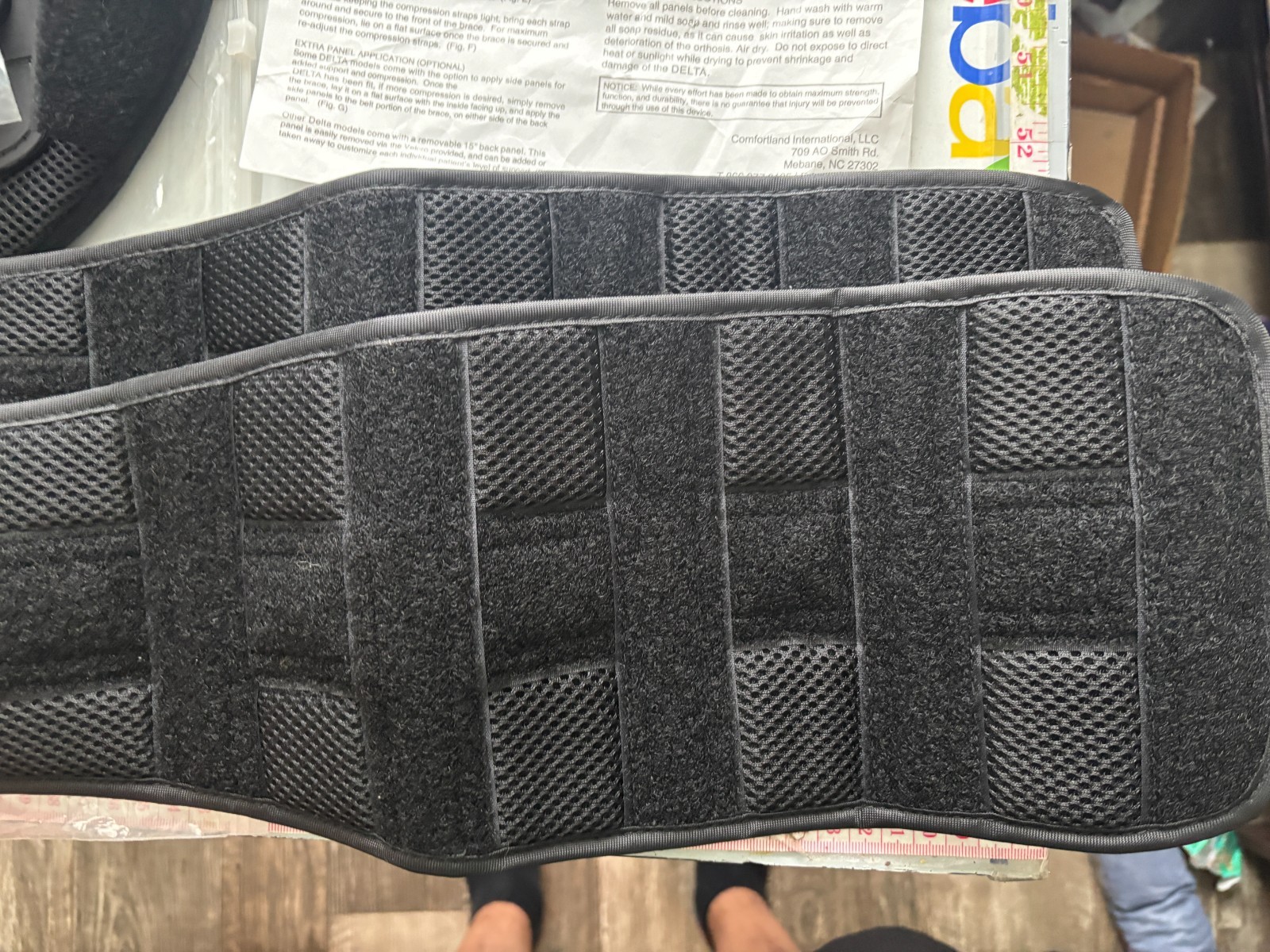 Comfortland DL-37 Delta LSO Back Brace Universal S M L XL 2XL New Open