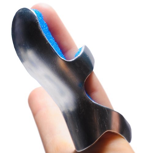 PADDED FROG TYPE FINGER SPLINT FOAM LINED ALUMINUM FINGER SPLINT
