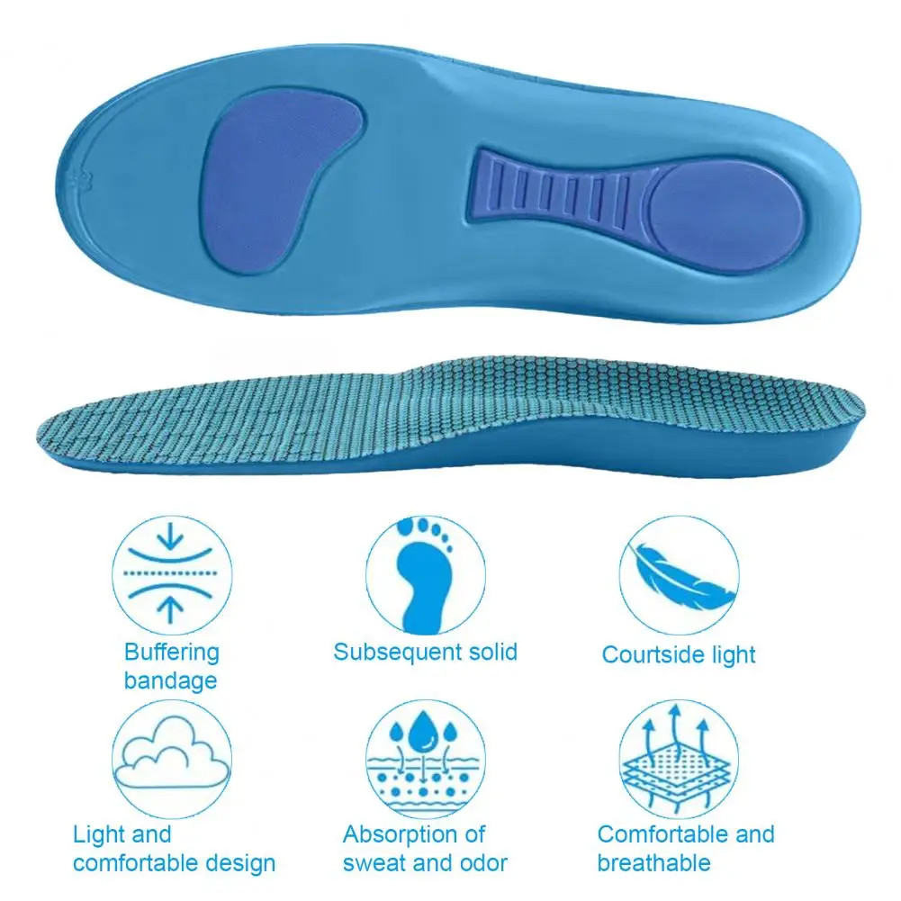 Plantar Fasciitis Relief Insoles Breathable Shoe Insoles with Arch Support High